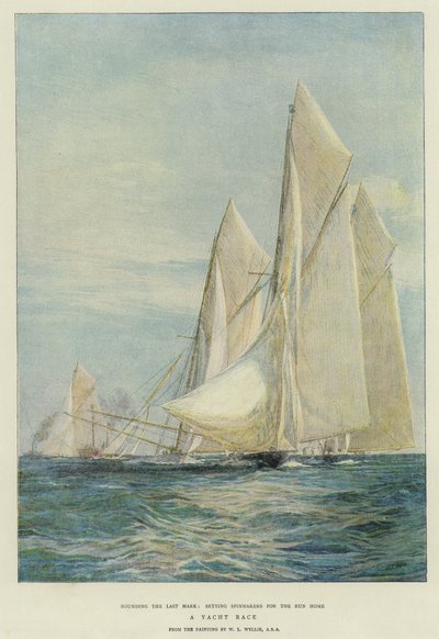 A Yacht Race by William Lionel Wyllie